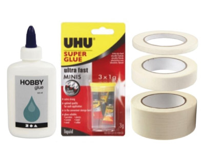 Creativ Company -Glue, lacquer and adhesive tape